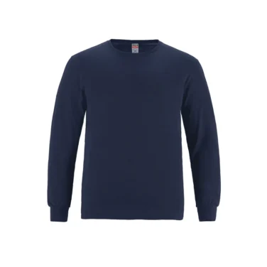 Canada Sportswear Youth Long Sleeve Crewneck Ring Spun Combed Cotton Tee