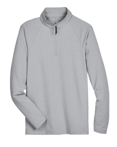 Devon & Jones CrownLux Performance™ Men's Clubhouse Micro-Stripe Quarter-Zip