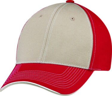 Deluxe Chino Twill 6 Panel Constructed Full - Fit