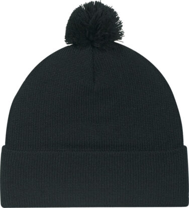 AJM Acrylic Cuff Toque (Pom Pom)
