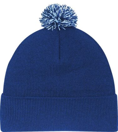 AJM Acrylic Cuff Toque (Pom Pom)