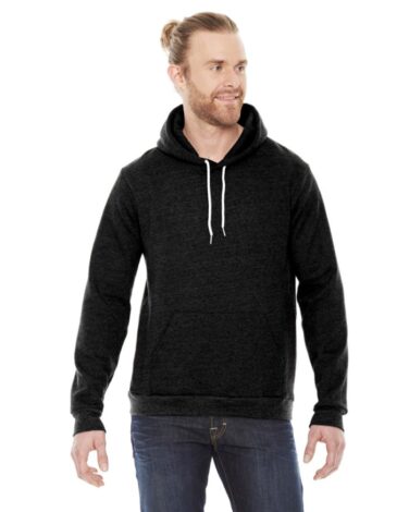 American Apparel Flex Fleece Drop Shoulder Pullover Hoodie