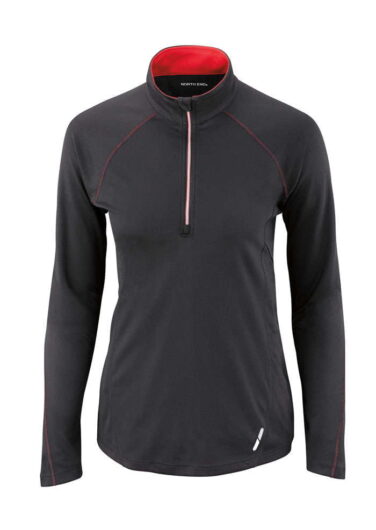 The North End Radar Ladies' Half-Zip Performance Long Sleeve Top