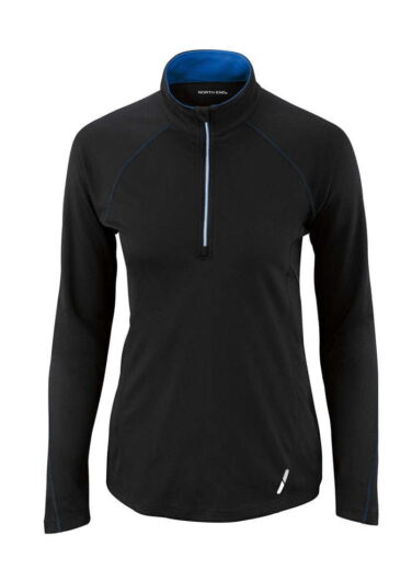 The North End Radar Ladies' Half-Zip Performance Long Sleeve Top
