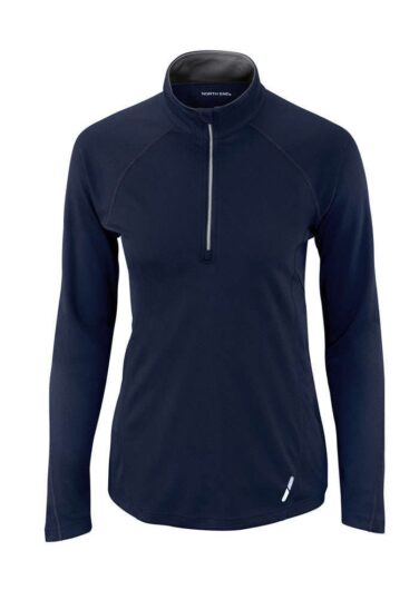 The North End Radar Ladies' Half-Zip Performance Long Sleeve Top