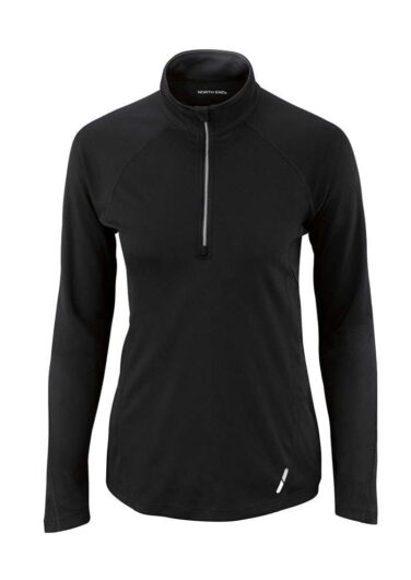 The North End Radar Ladies' Half-Zip Performance Long Sleeve Top