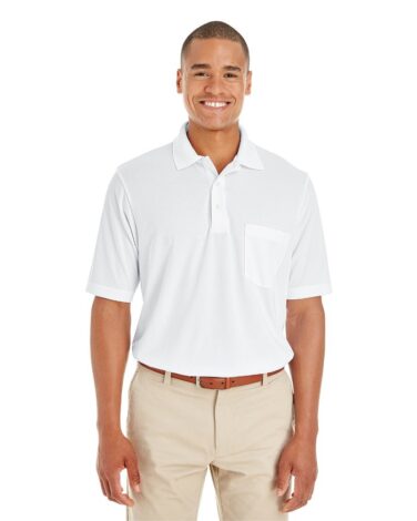 Core 365 Men's Origin Performance Piqué Polo with Pocket