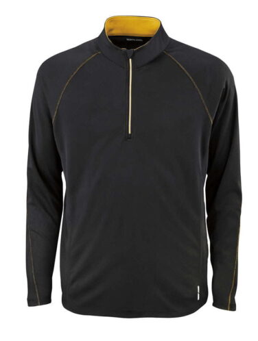 The North End Radar Men's Half-Zip Performance Long Sleeve Top 