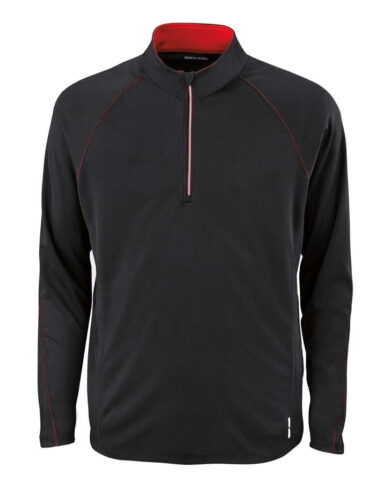 The North End Radar Men's Half-Zip Performance Long Sleeve Top 