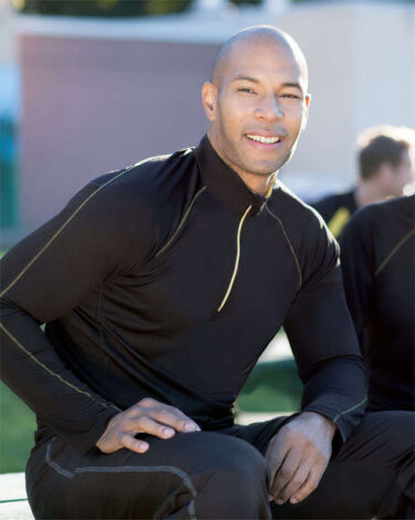 The North End Radar Men's Half-Zip Performance Long Sleeve Top 