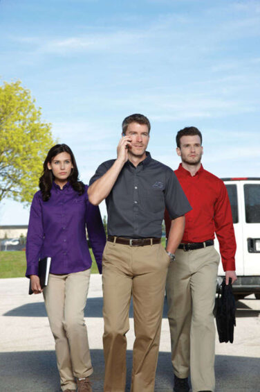 Operate Core365 Men's Long Sleeve Twill Shirts