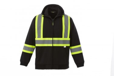 Canada Sportswear Freedom-Men's Hi-vis Full Zip Polyester Fleece Hoodie