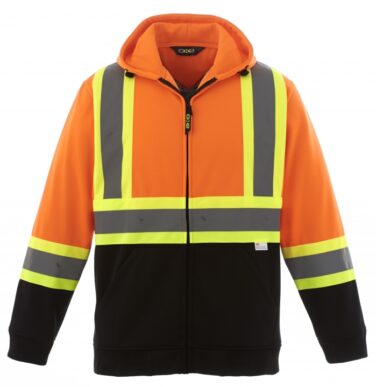 Canada Sportswear Freedom-Men's Hi-vis Full Zip Polyester Fleece Hoodie