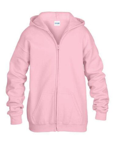 Gildan Heavy Blend Full Zip Hooded Youth Sweatshirt