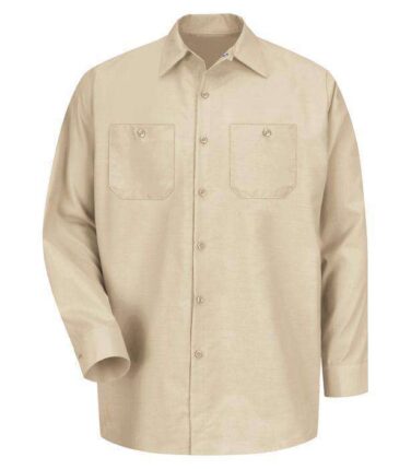 SanMar Red Kap Industrial Long Sleeve Work Shirt