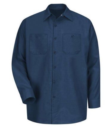 SanMar Red Kap Industrial Long Sleeve Work Shirt