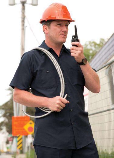 SanMar Red Kap Industrial Short Sleeve Work Shirt