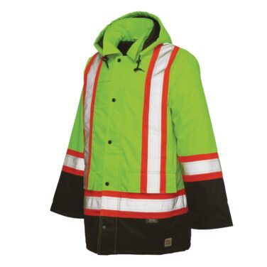 Work King Lined Safety Insulated Parka