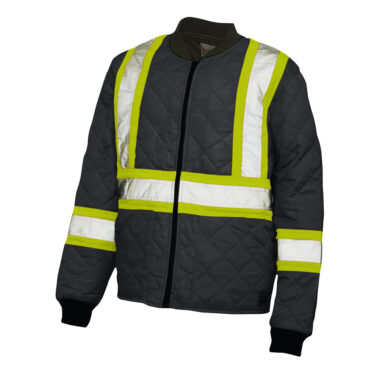Work King Quilted Safety Jacket