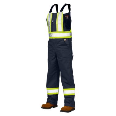 Work King Poly/Cotton Unlined Safety Bib Overall