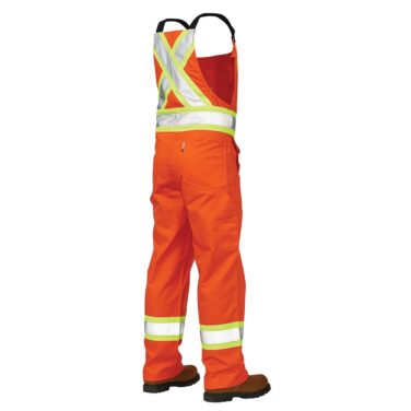 Work King Poly/Cotton Unlined Safety Bib Overall