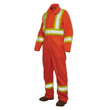 Work King Poly/Cotton Unlined Safety Coverall