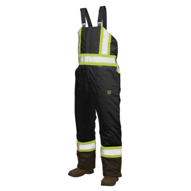 Work King Lined Safety Bib Overall